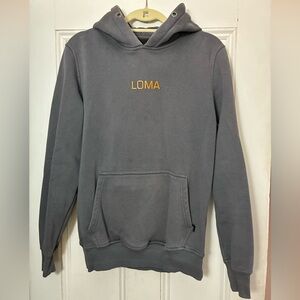 Gray Boxraw gray hoodie.